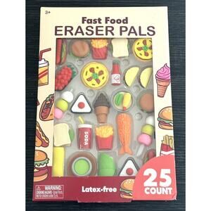 Fast Food Eraser Pals